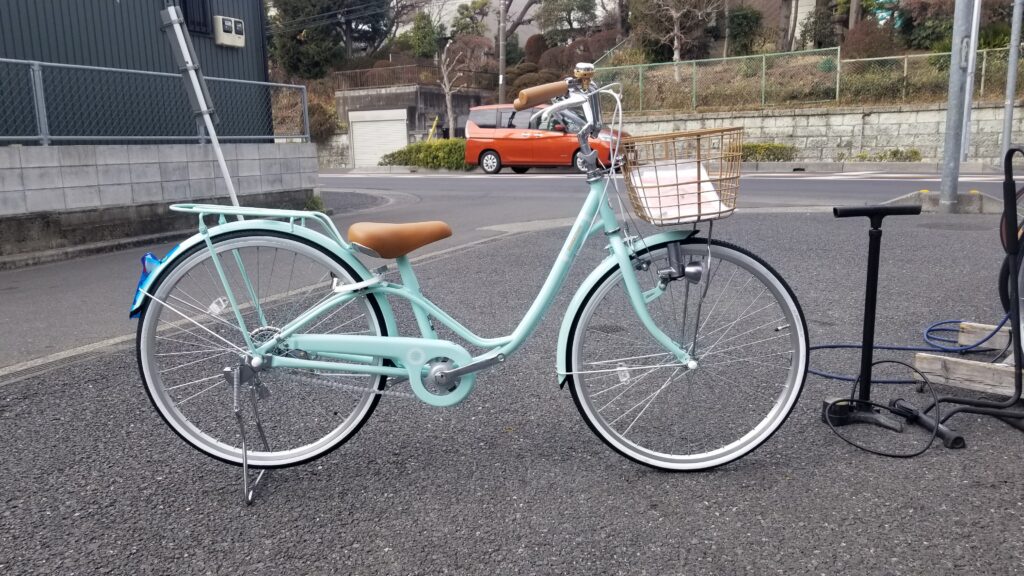 ブリヂストン　リリーベル　女の子の自転車