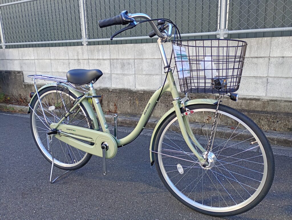 新型!!マルイシ ハッピーライフ 安定の軽快車 26インチ3段ギヤ