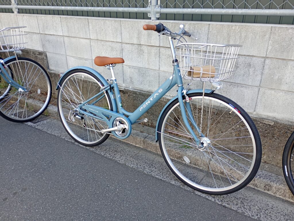 サカモトテクノ　ペンタスシティーライト　27インチ外装6段ギヤ　軽量なシティー車で軽快に！