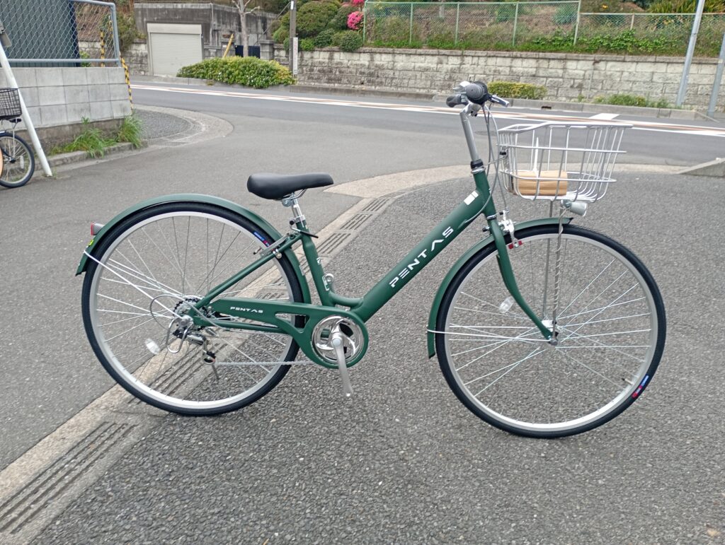 サカモトテクノ　ペンタスライト　27インチ外装6段ギヤ　のったらわかる！この軽さ！