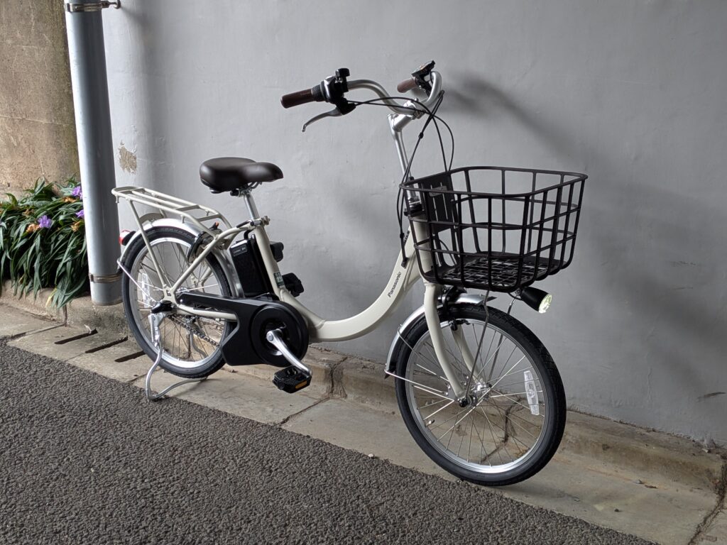 パナソニック　ビビ・SL　ショッピングモデル電動アシスト自転車で一番の軽量なモデル　20インチもおすすめです。