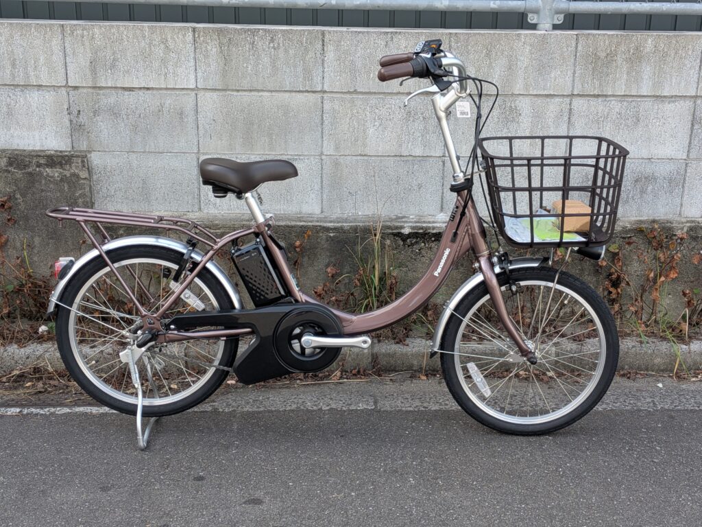 パナソニック　ビビ・SL　ショッピングモデル電動アシスト自転車で一番の軽量なモデル　20インチもおすすめです。